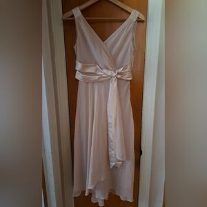 Evan Picone Cream High Low Dress